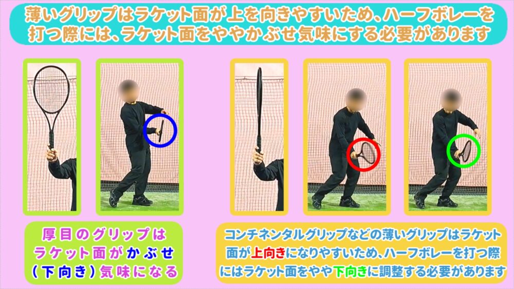 ハーフボレーが難しい理由は
